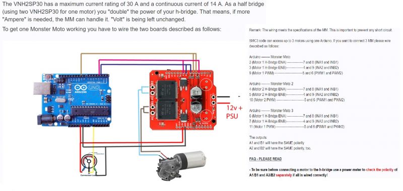 Jak sprawdzić polaryzację w układzie Arduino z motomonsterami?