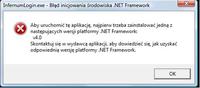 Błąd inicjowania .Net Framework - reinstalacja i czysty rozruch nie pomagają