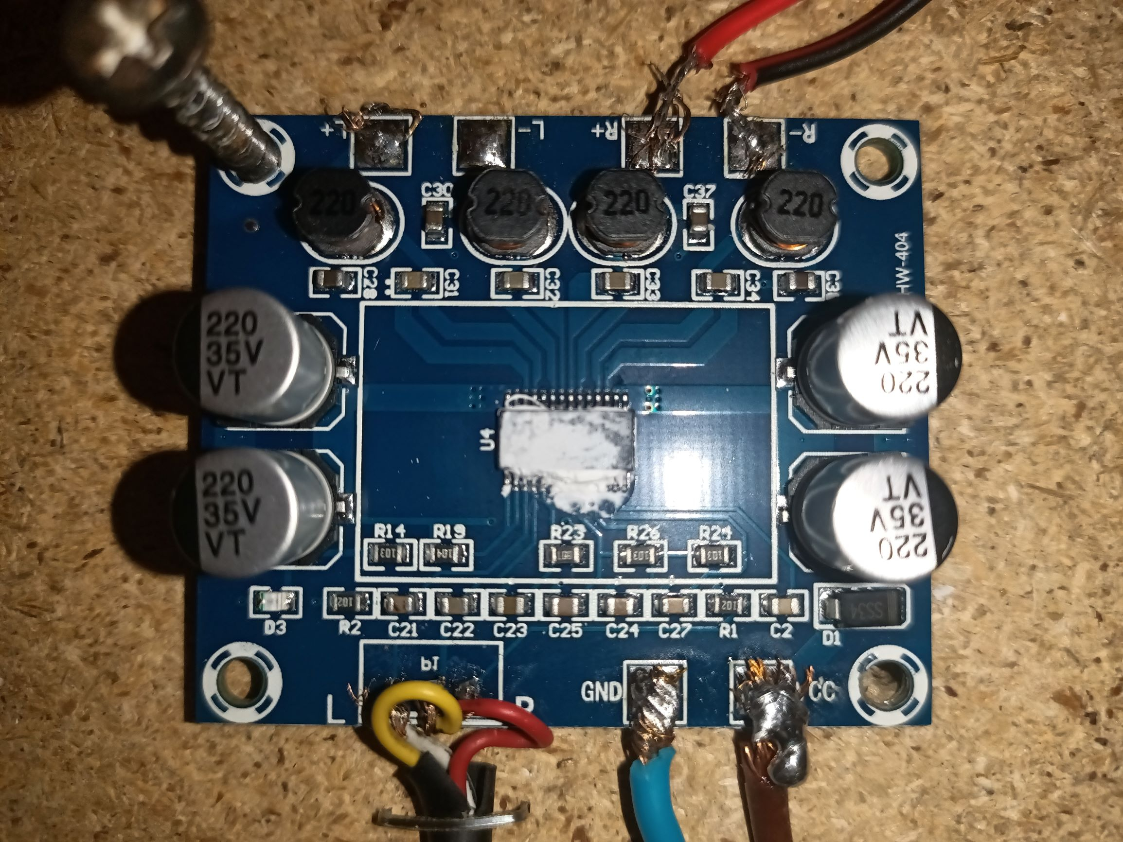 Wzmacniacz audio TPA3110D2 2x1 - Instalacja wzmacniacza do głośnika - jak?