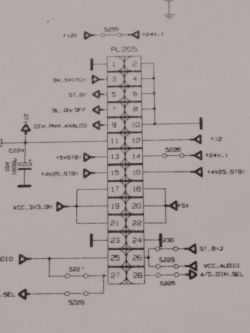 Sharp LC-40LE510E V: Uszkodzony zasilacz 17PW07-2 080411 V1 - poszukiwanie schematu