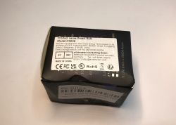 Smart Bulb EW-GU10-E Packaging Packaging of a smart bulb with labels and manufacturer details.