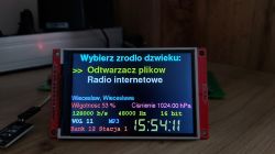 Internet radio and audio file player on ESP32-S3
