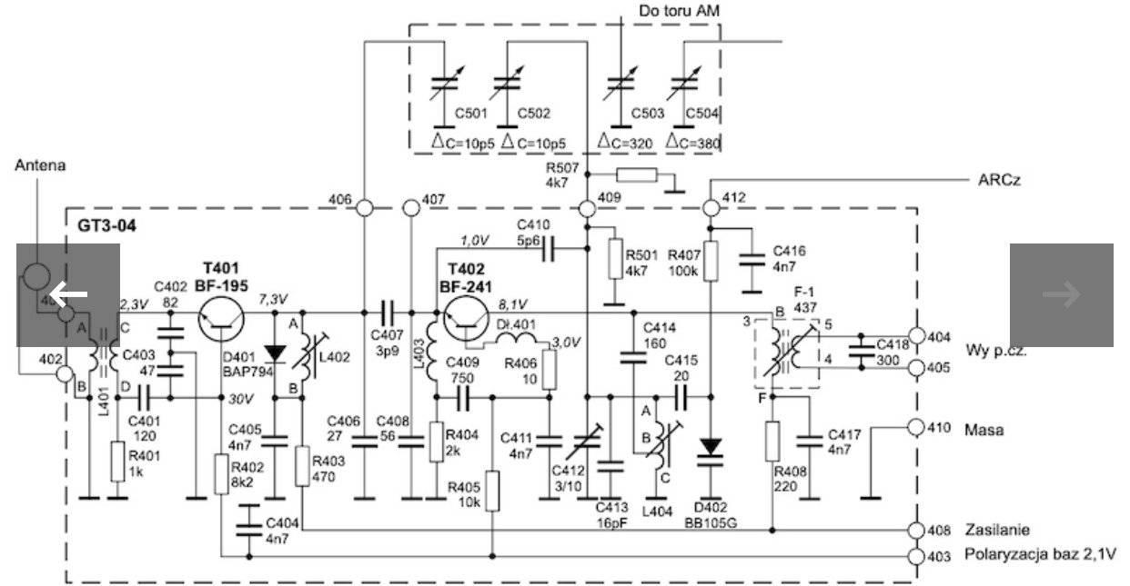 [Rozwiązano] Jowita 3IC: Wymiana tranzystora T401 BF195 na BF240/BF241 ...