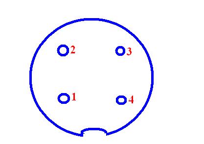 CB General Electric - podłaczenie mikrofonu