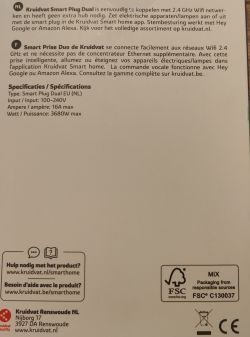 [BK7231T / WB2S] Teardown Kruidvat Smart Plug Dual (with Energy Meter)