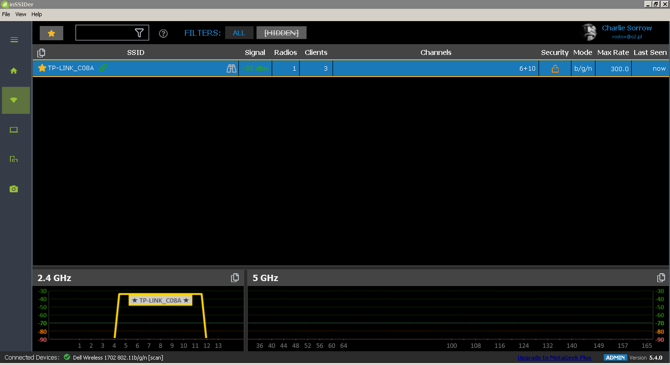 Check Network Card Speed Steps for WiFi Maximum Speed Evaluation