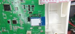 CB3S Module on Circuit Board Electronic circuit board with mounted CB3S module.