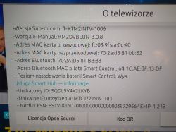 Samsung UE55NU8072 - obraz skacze 15 minut po włączeniu, matryca czy T-CON?
