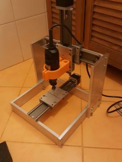 Mini frezarka/grawerka, Arduino+CNC shield, Estlcam V11 Mini frezarka/grawerka, Arduino+CNC shield, Estlcam V11