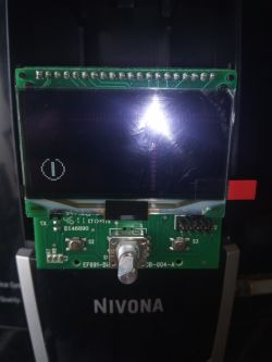 NIVONA Caferomatica 830 Coffee Machine: Damaged Display Repair, AliExpress Replacement
