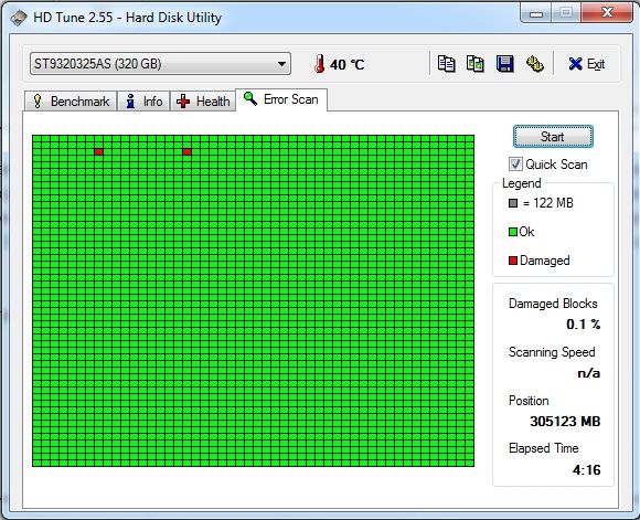 Upadek laptopa uszkodził Seagate 320GB - czy odzyskam dane?