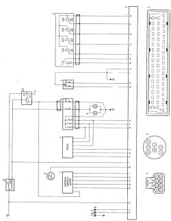 Schemat połączeń elektrycznych z pinoutem.