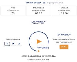 Internet 5G/LTE 49.825762,19.498262 - Play czy inny operator i ZTE MC889?