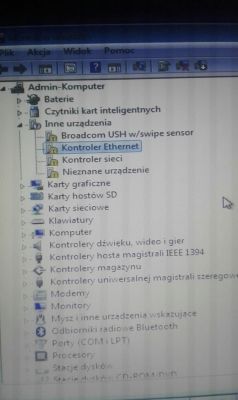 Brak internetu w DELL Latitude E6410 po reinstalacji Win 7 Pro
