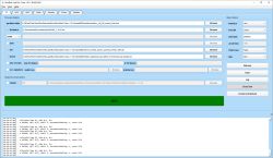 Screenshot of Bouffalo Lab Dev Cube 1.9.0 showing firmware flashing settings for BL602 chip.