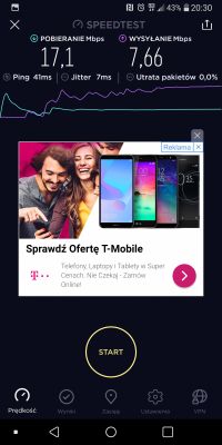 Rekomendacje internetu mobilnego bez limitu GB dla 50°43'53.2N 21°47'14.8E