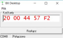 Python: Zapis danych z czytnika RFID przez COM8 do pliku .txt