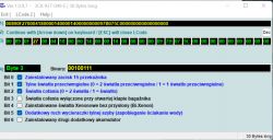 Zrzut ekranu oprogramowania do kodowania sterownika samochodowego