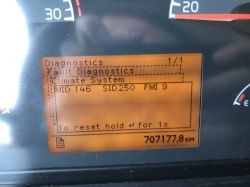 Volvo fm 9 - Błąd czujnika temperatury zewnętrznej