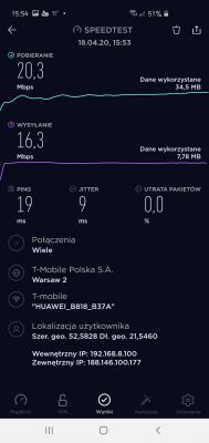 Wybór operatora LTE: T-mobile vs Orange, testy z Huawei B818
