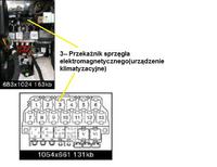 Audi A 4 1996 r. - brak prądu na sprzęgle elektromagnetycznym sprężarki klimaty