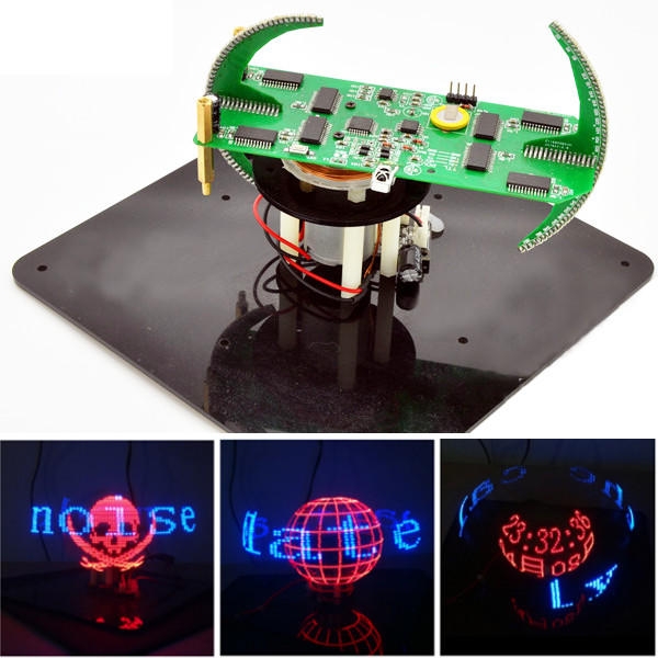 Rotating Led Kit Kula LED Geekcreit DIY Biaxial Spherical Rotating LED Kit