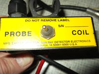 pinpointer do wykrywacza metalu whites dfx-sun ray -błędnie lokalizuje detal