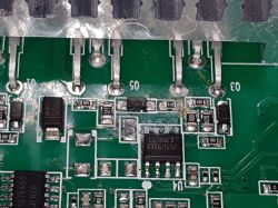 Indesit BI WDIL 861284 EU nalot przy przetwornicy i mosfecie w pralko-suszarce - co to jest?