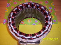 4kW generator with neodymium magnets for vertical power plant.