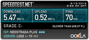 Neostrada 6mb - spadek prędkości transferu, jak to naprawić?