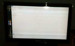 Samsung LE37A686M1FFXXH LCD - poziome paski i dziwne kolory na ekranie