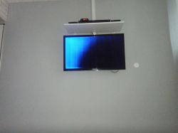Samsung Smart tv UE37D5000 - niebieskie tło