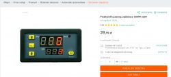 Jaki timer po naciśnięciu przycisku włączy/wyłączy przekaźnik?
