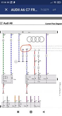 Audi A6 c7 2012r - Problem z oświetleniem wnętrza