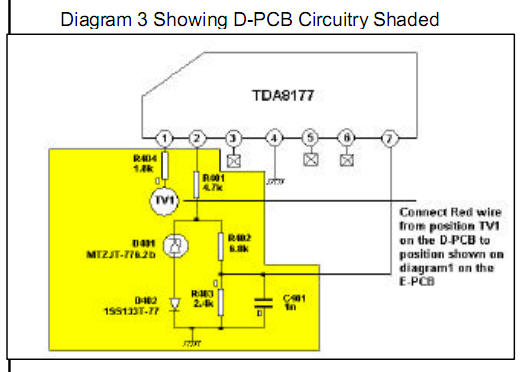 Tda8177 схема включения
