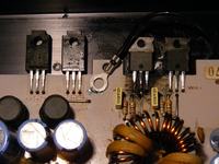 RTO SX-7002 - Zwęglone tranzystory i iskry przy zasilaniu