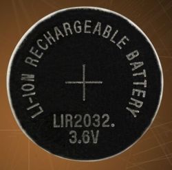 Duży zegar do garażu z Bluetooth, pomiar temperatury i zapis min/max - podłączenie DS3231 V_bat