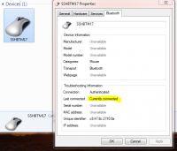 Sandstrom SSHBTM17 - Mysz Bluetooth domyślne "zawsze podłączona"