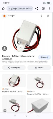 Proxima HB Pilot z czerwonym i czarnym kablem.