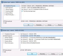 Partycją niedostępna - A disk read error occurred