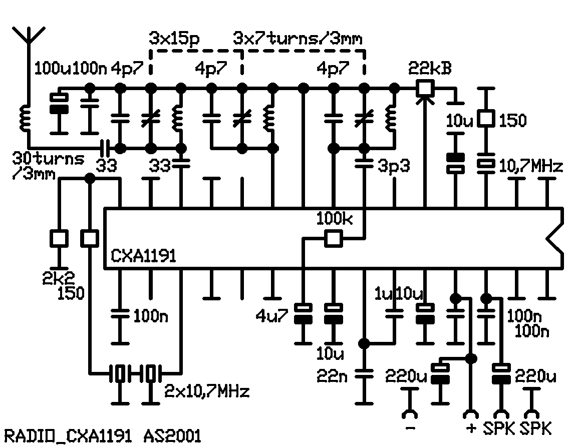 Cxa1691bm схема включения