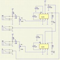 Interkom na LM386L - problem z kondensatorami i trzaskami w słuchawkach