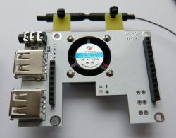 Płytka rozszerzeń z wentylatorem i portami USB dla Orange Pi Zero 3