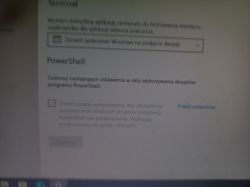 Opcje w ustawieniach PowerShell z zaznaczoną opcją uruchamiania lokalnych skryptów