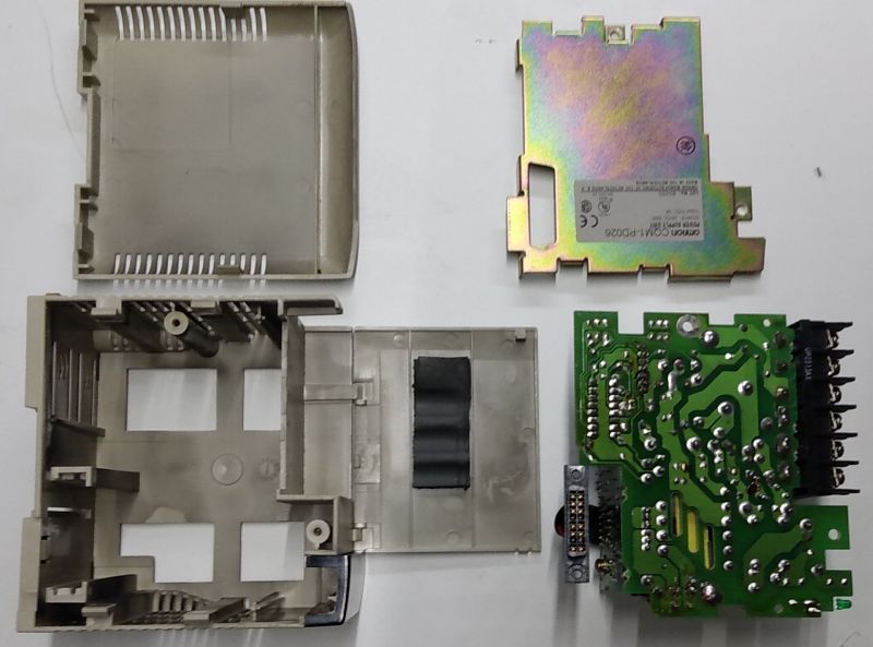 Omron CQM1 część 1, zasilacz PD026 Omron CQM1 część 1, zasilacz PD026