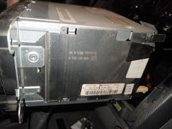 VW RCD300 car radio with a visible Blaupunkt manufacturer label.