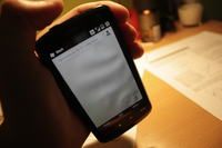 HTC Touch HD- plamy na wyświetlaczu HTC Touch HD- plamy na wyświetlaczu