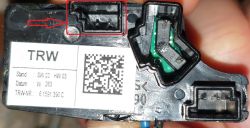 VW/Passat/B5 FL - Podłączenie podgrzewanej kierownicy z VW Sharan do Passat B5