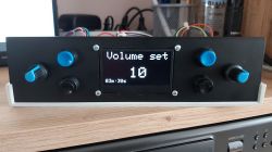 Internet Radio with OLED Display DIY internet radio with OLED display and knobs.