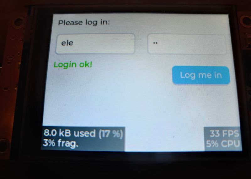 ESP32 and touch display - part 7, how to make a keyboard in LVGL? Login. ESP32 and touch display - part 7, how to make a keyboard in LVGL? Login.